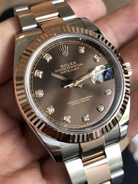 rolex datejust 2 rose gold two tone|rolex datejust 41.